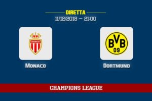 [11/12/2018] Monaco Dortmund informazioni, dove vedere la partita in TV e diretta streaming
