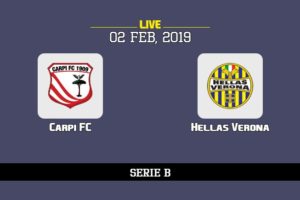 Carpi Hellas Verona probabili formazioni, dove vederla in TV e in diretta streaming (2/02/2019)