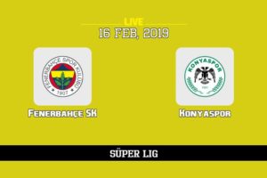 Fenerbahce Konyaspor in TV, in diretta streaming e probabili formazioni 16/2/2019