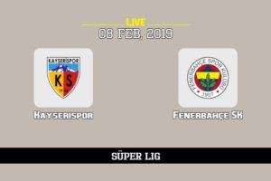 Kayserispor Fenerbahce probabili formazioni, dove vederla in TV e in diretta streaming (8/2/2019)