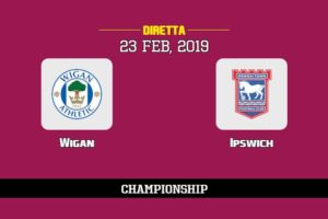 Wigan Ipswich in diretta streaming e TV, ecco dove vederla e probabili formazioni 23/2/2019