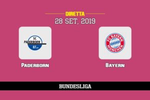 Paderborn Bayern in diretta streaming e TV, ecco dove vederla 28/9/2019
