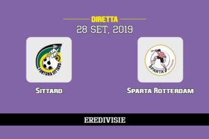 Sittard Sparta Rotterdam in diretta streaming e TV, ecco dove vederla 28/9/2019