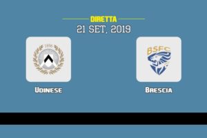 Udinese Brescia in diretta streaming e TV, ecco dove vederla e probabili formazioni 21/9/2019