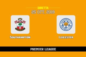 Southampton Leicester in diretta streaming e TV, ecco dove vederla 25/10/2019