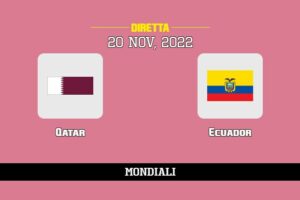 Qatar Ecuador : dove vederla in TV e in diretta streaming (20/11/2022)